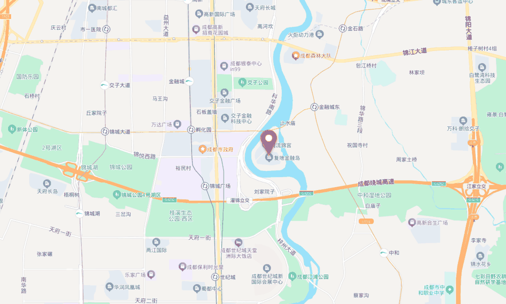 复地金融岛位置地图